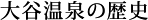 大谷温泉の歴史